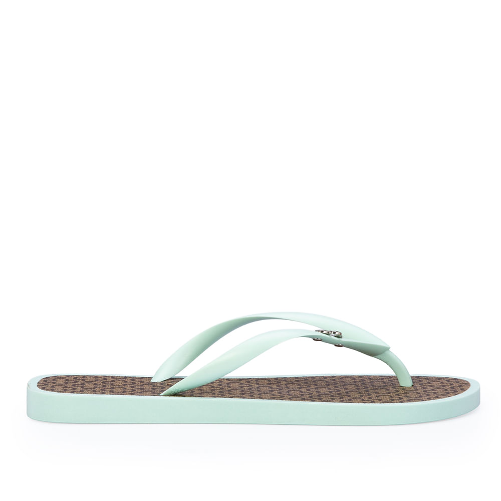 Chinelo De Dedo Monograma Verde Matcha