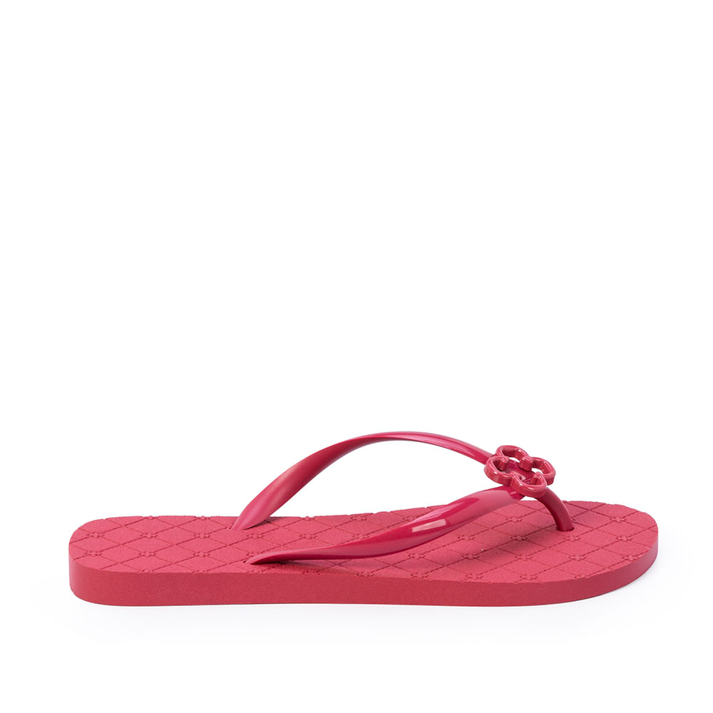 Chinelo de Dedo Monograma Rosa Magnólia