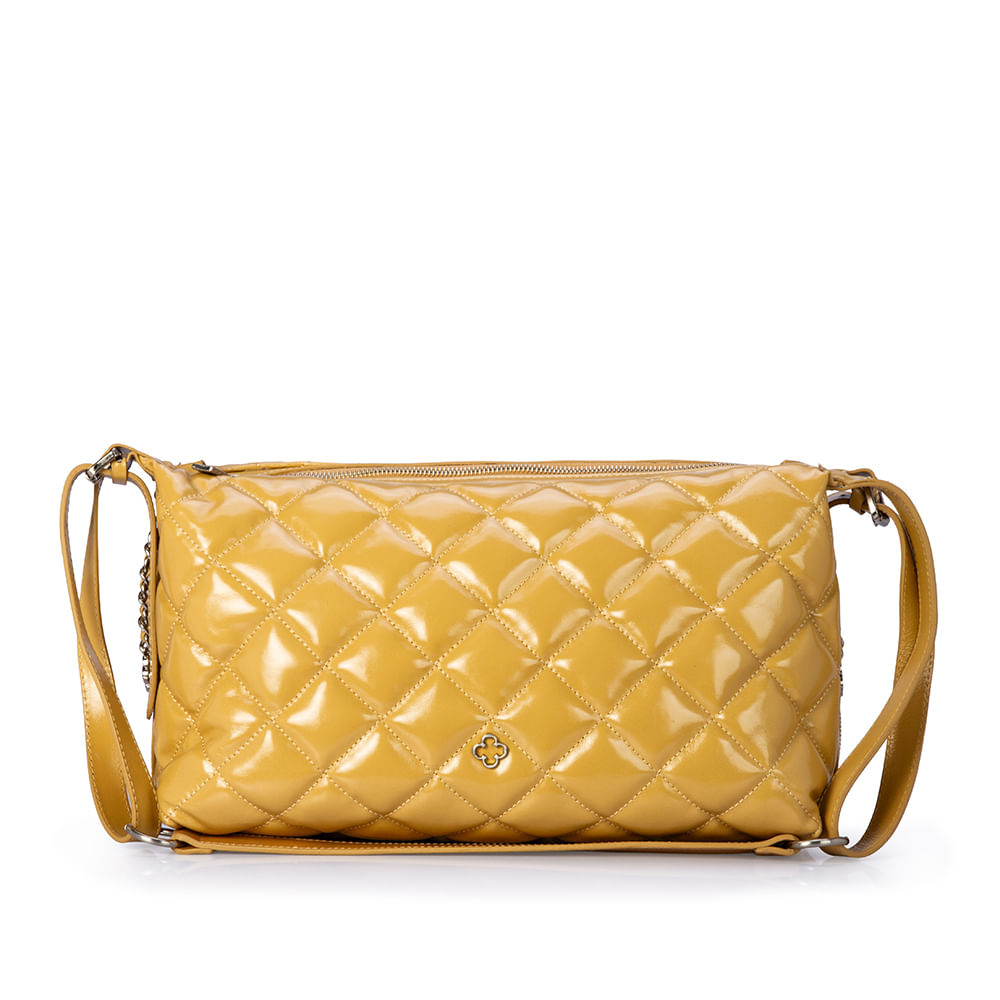 Bolsa Shoulder Couro Matelassê Savana