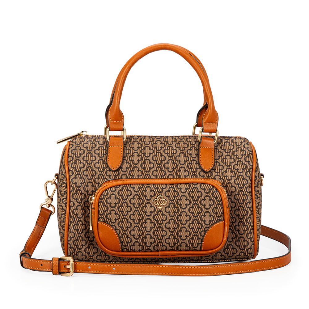 Bolsa Tiracolo Caramelo Monograma Doctor Bag