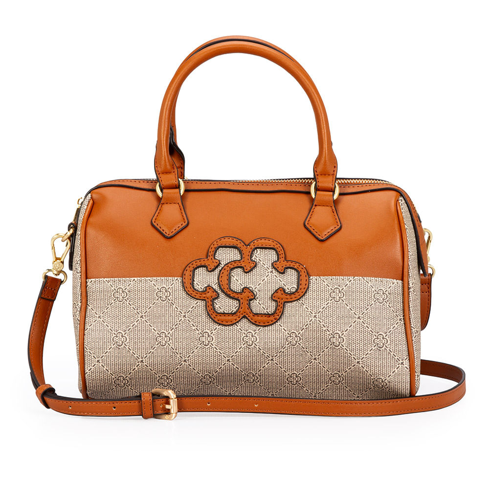 Bolsa Tiracolo Caramelo Monograma Doctor Bag